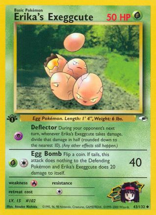 Erika's Exeggcute (43) 43/132 - Gym Heroes Unlimited