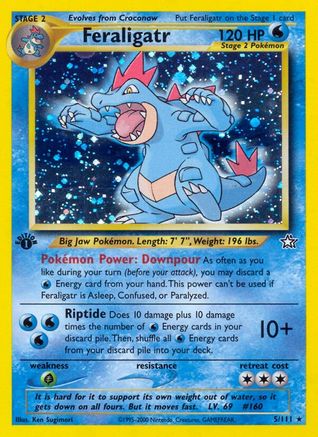Feraligatr (5) 5/111 - Neo Genesis