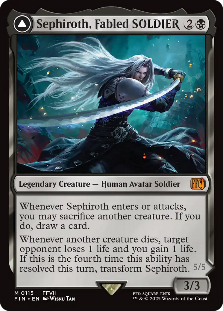 Sephiroth, Fabled SOLDIER (FIN-115) - FINAL FANTASY Foil