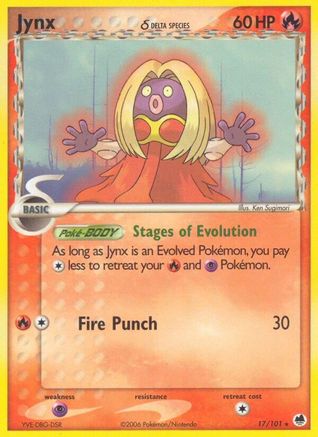 Jynx (Delta Species) 17/101 - Dragon Frontiers