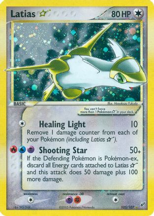 Latias Star 105/107 - Deoxys Holofoil