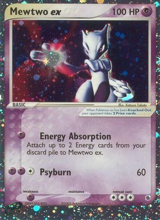 Mewtwo ex 101/109 - Ruby and Sapphire Holofoil