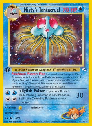 Misty's Tentacruel 10/132 - Gym Heroes