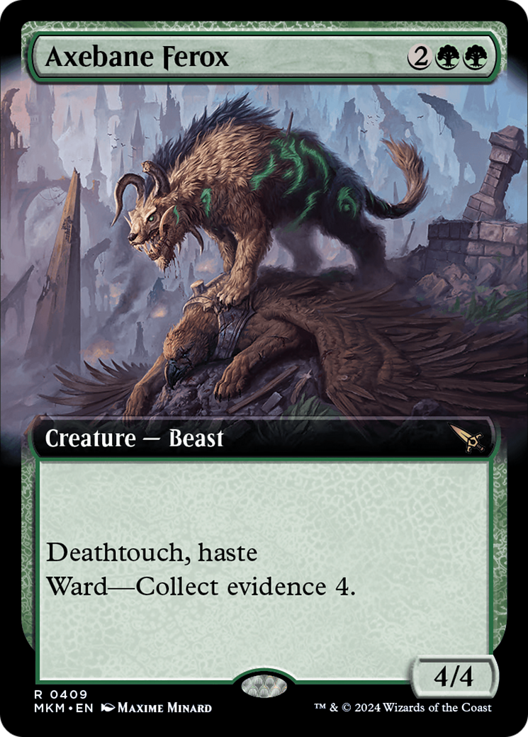 Axebane Ferox (MKM-409) - Murders at Karlov Manor: (Extended Art) Foil