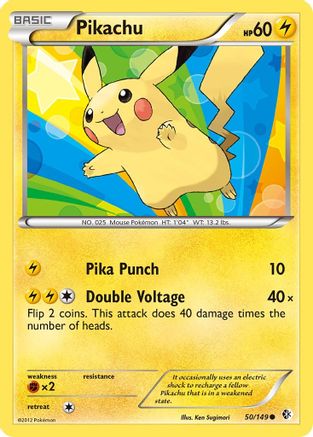 Pikachu 50/149 - Boundaries Crossed – Derpy Cards