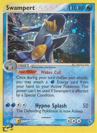 Swampert - 13/109 13/109 - Ruby and Sapphire Holofoil