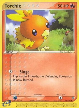Torchic - 74/109 74/109 - Ruby and Sapphire Reverse Holofoil
