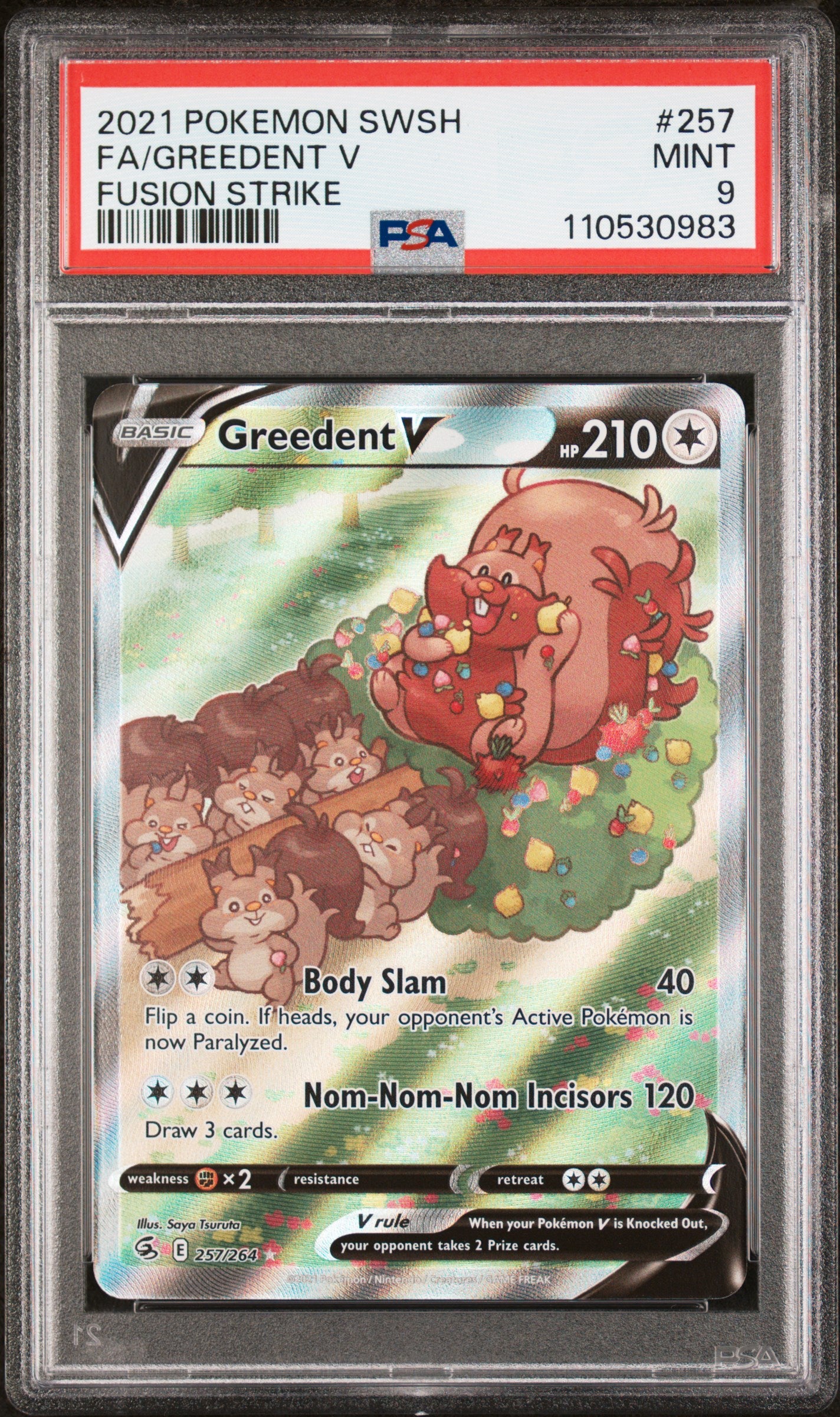 Greedent V Alternate Art PSA 9