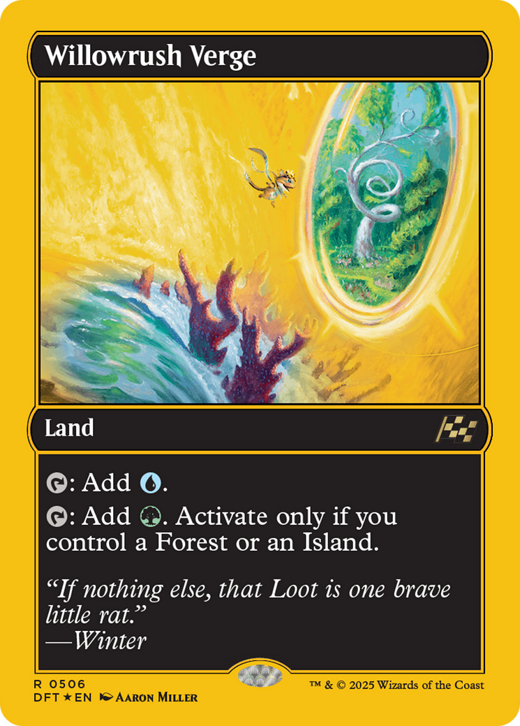 Willowrush Verge (First-Place Foil) (DFT-506) - Aetherdrift Foil