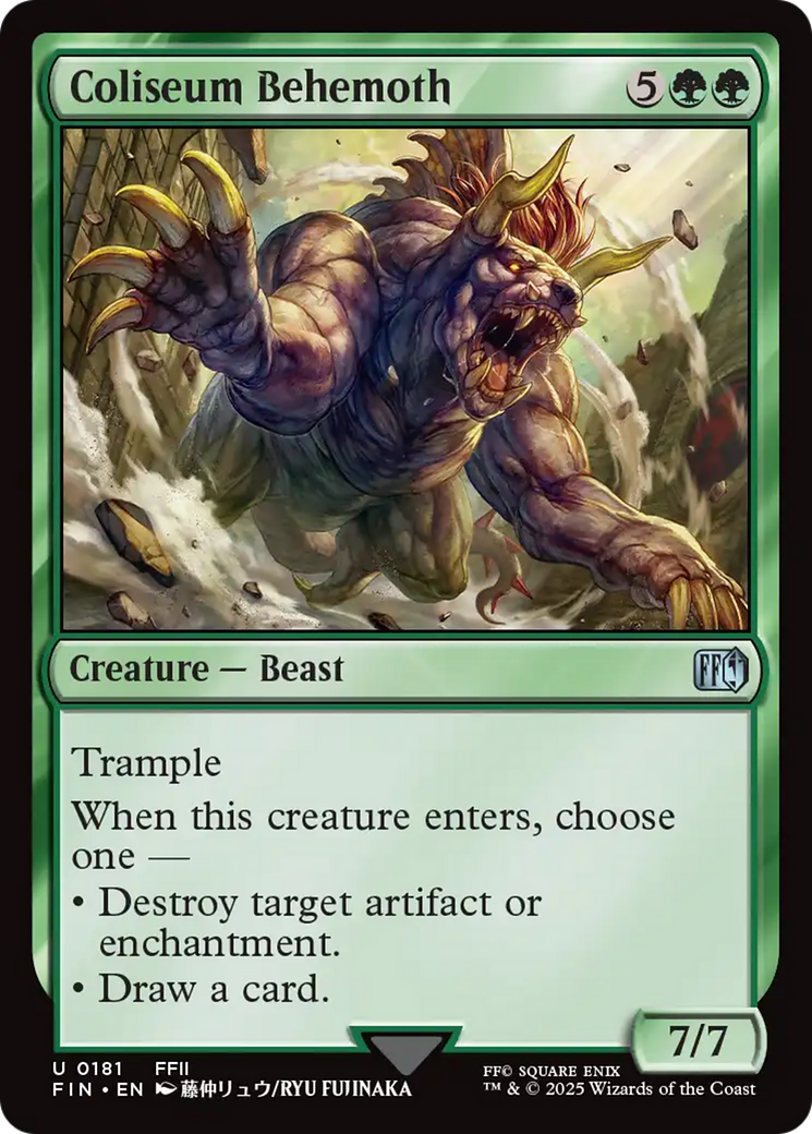 Coliseum Behemoth (FIN-181) - FINAL FANTASY Foil