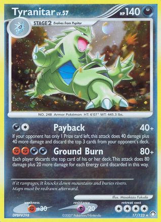 Tyranitar 17/123 - Mysterious Treasures