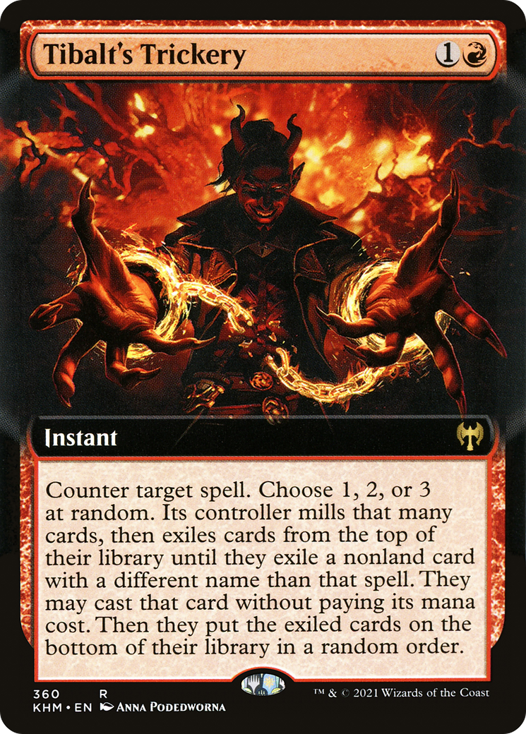 Tibalt's Trickery (KHM-360) - Kaldheim: (Extended Art)
