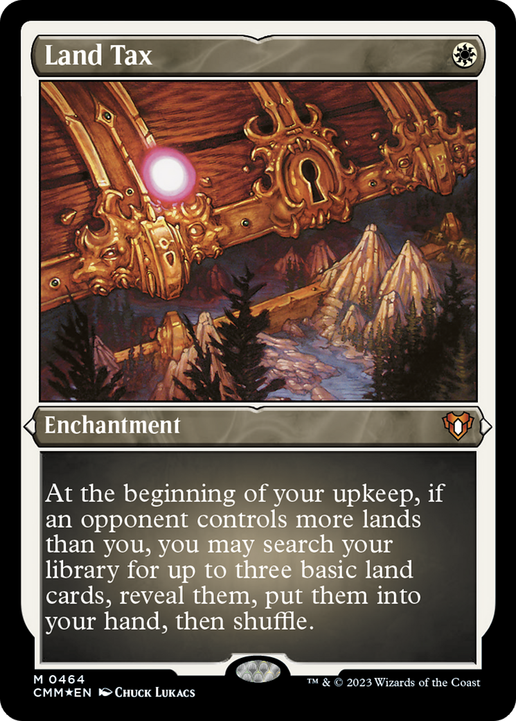 Land Tax (CMM-464) - Commander Masters Etched Foil