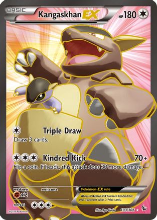 Kangaskhan EX (103 Full Art) 103/106 - XY Flashfire Holofoil