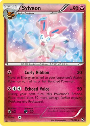 Sylveon 72/111 - XY Furious Fists Reverse Holofoil