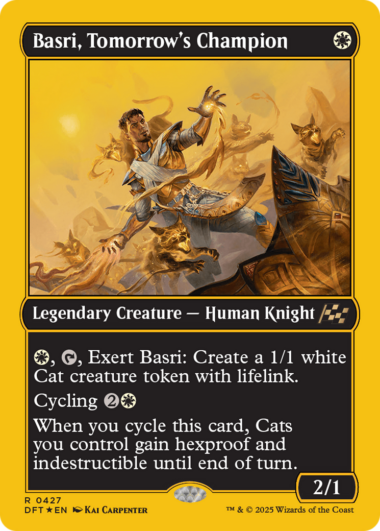 Basri, Tomorrow's Champion (First-Place Foil) (DFT-427) - Aetherdrift Foil
