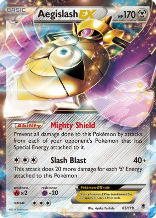 Aegislash EX 65/119 - XY Phantom Forces Holofoil