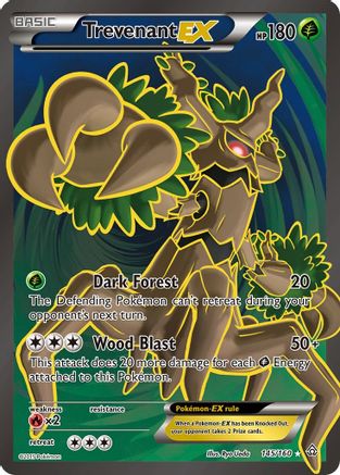 Trevenant EX (145 Full Art) 145/160 - XY Primal Clash Holofoil