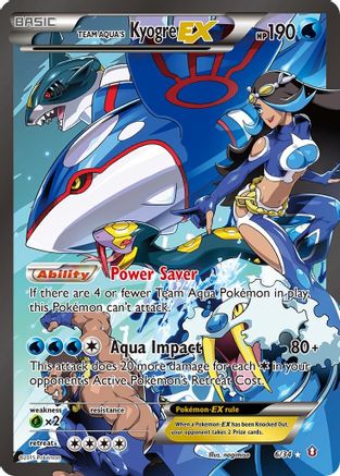 Team Aqua's Kyogre EX 6/34 - Double Crisis Holofoil