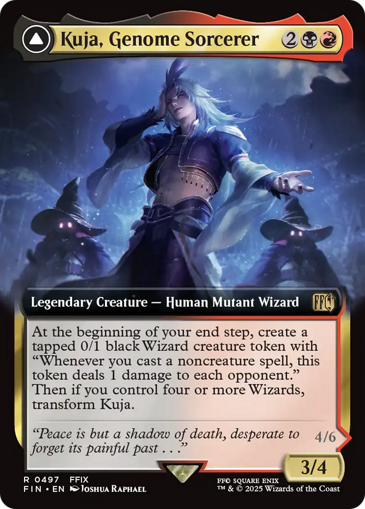 Kuja, Genome Sorcerer (Extended Art) (FIN-497) - FINAL FANTASY Foil