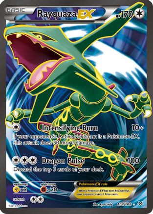 Rayquaza EX (104 Full Art) 104/108 - XY Roaring Skies Holofoil