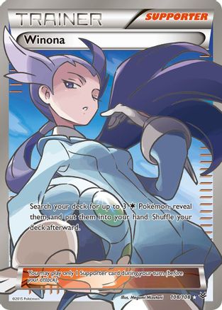 Winona (108 Full Art) 108/108 - XY Roaring Skies Holofoil