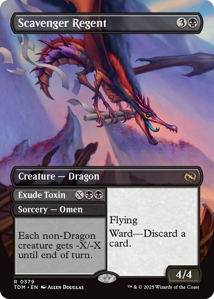 Scavenger Regent (Borderless) (TDM-379) - Tarkir: Dragonstorm