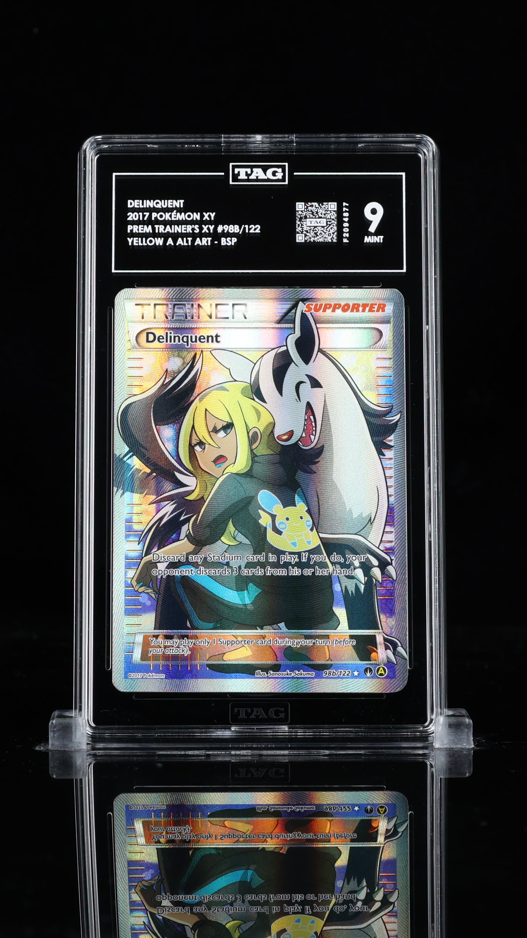 Delinquent Full Art #98b TAG 9 Derpy Cards Delinquent Full Art #98b TAG 9 Derpy Cards