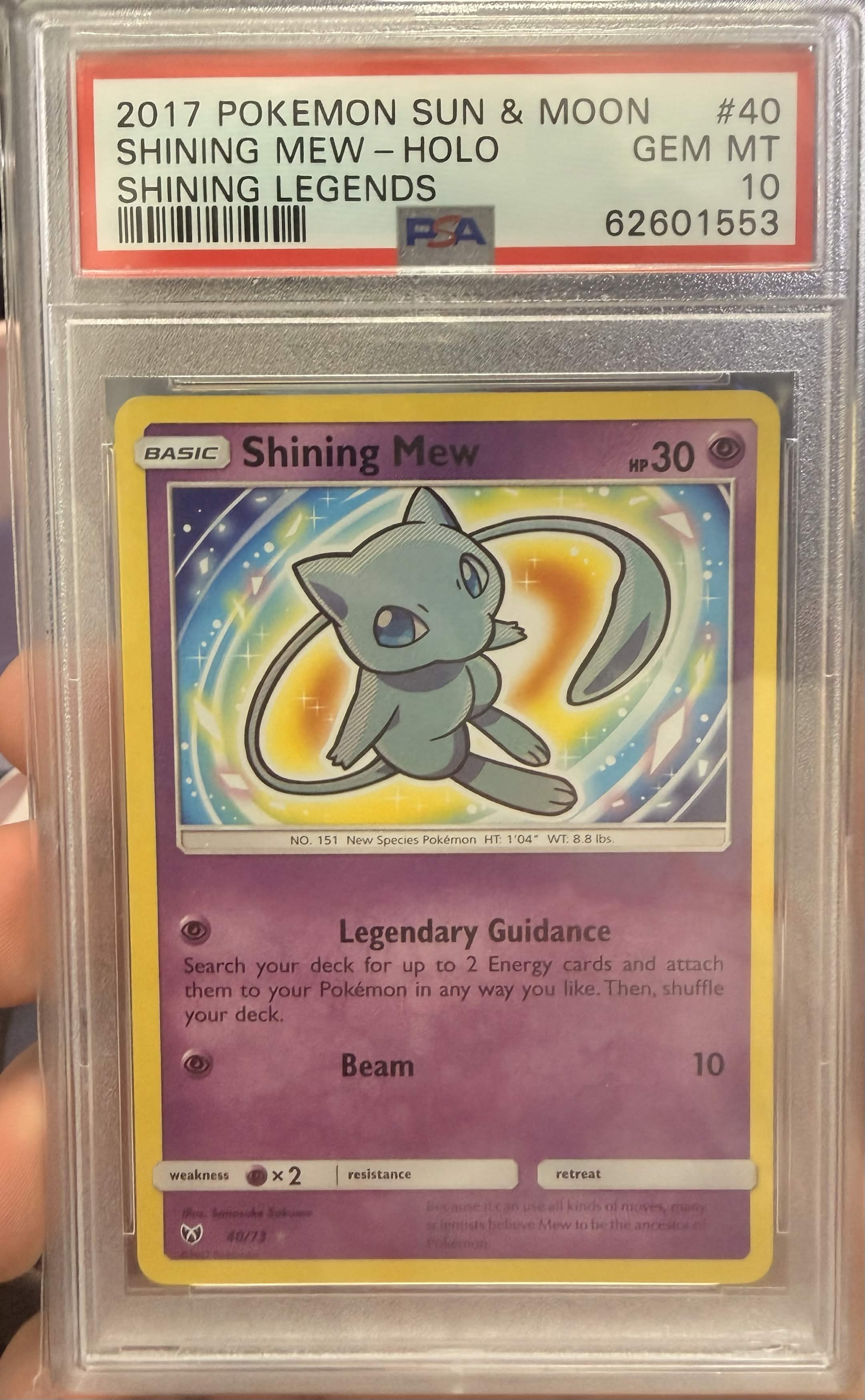 Shining Mew #40 PSA 10 Derpy Cards Shining Mew #40 PSA 10 Derpy Cards