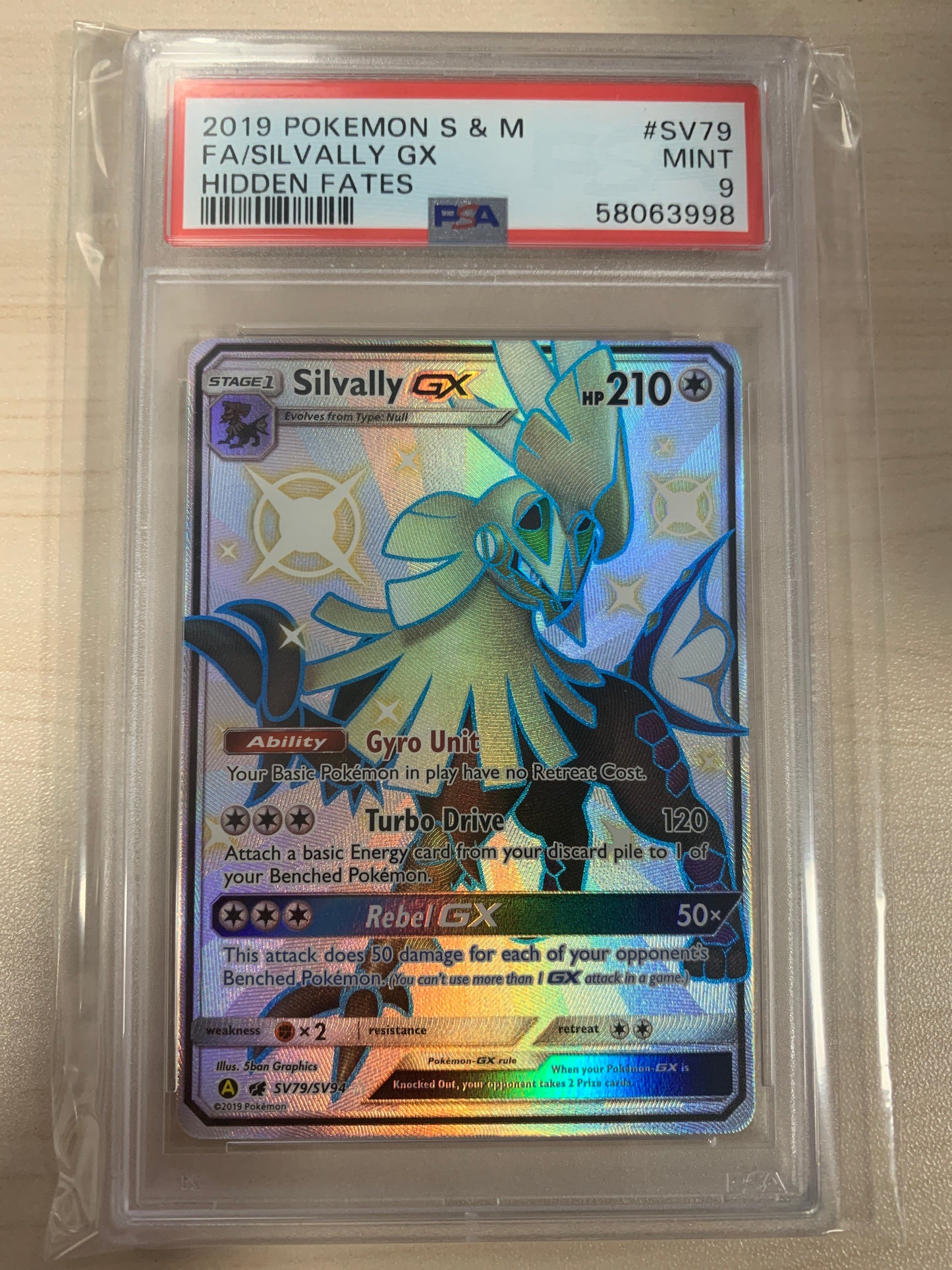 Silvally GX FA PSA 9