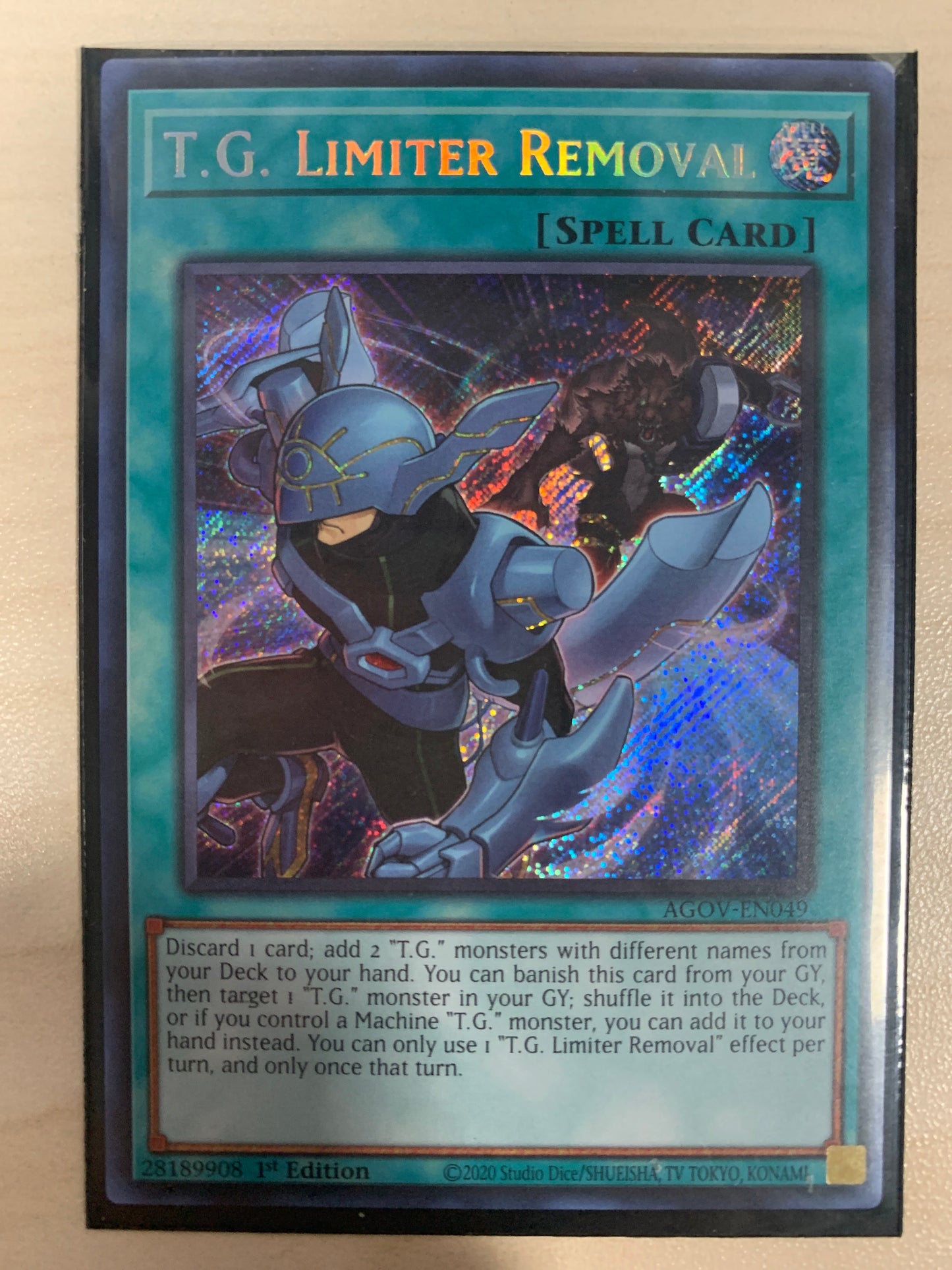 T.G. Limiter Removal