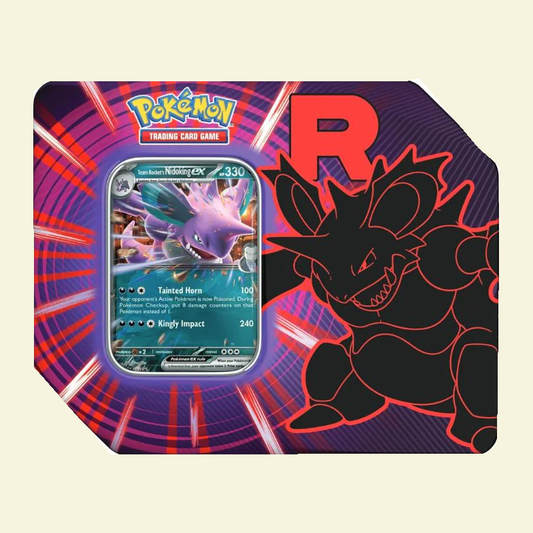 Pokemon - Team Rocket ex Tin (Nidoking/Mewtwo/Persian)