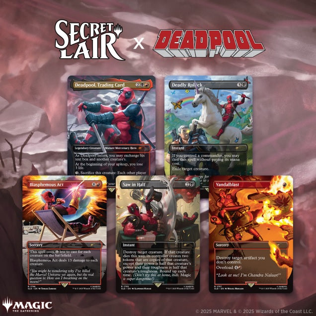 Magic The Gathering - Secret Lair Marvel 6 Deadpool (Non-foil)