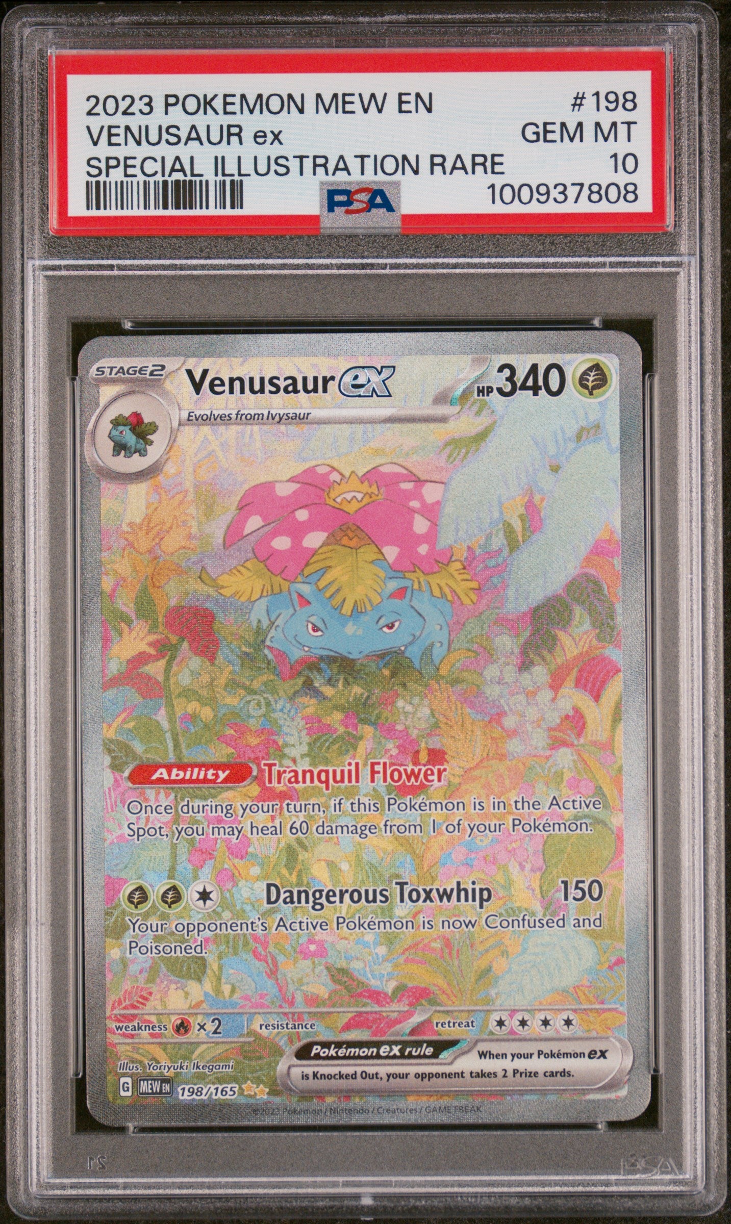 Venusaur ex Special Illustration Rare PSA 10