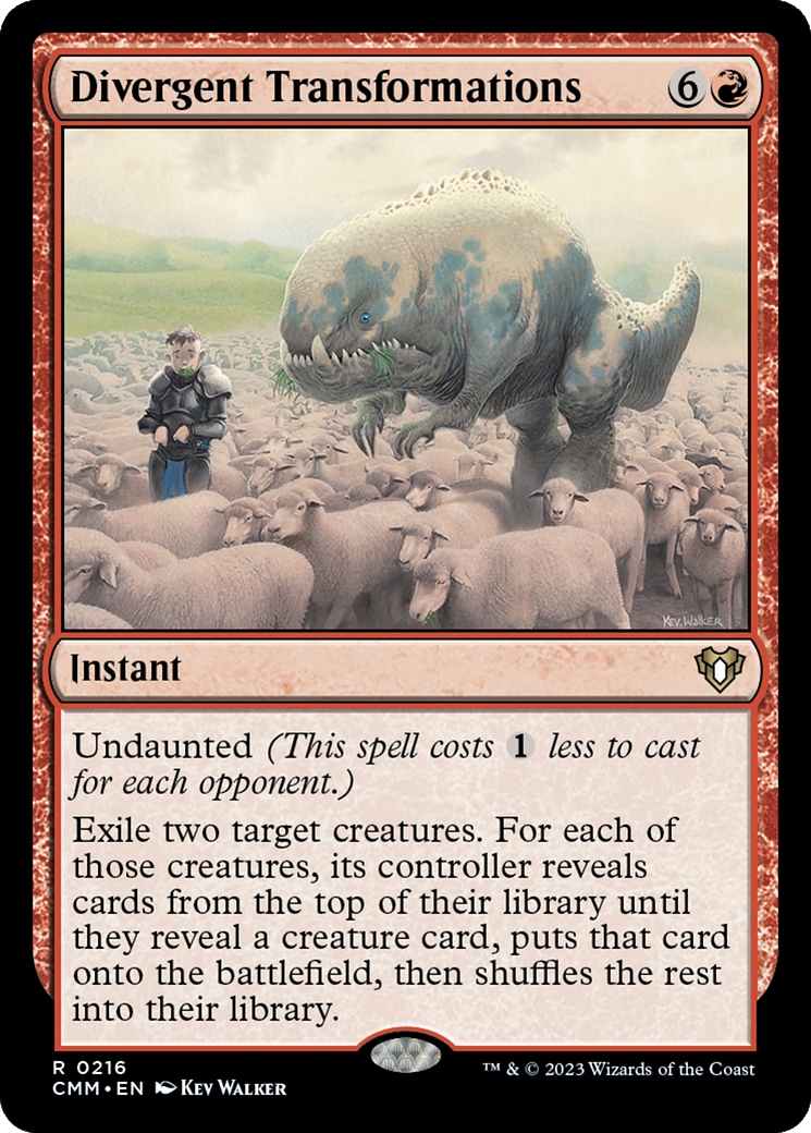 Divergent Transformations (CMM-216) - Commander Masters
