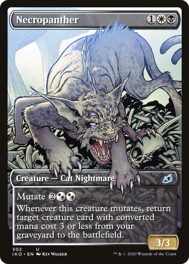 Necropanther (IKO-302) - Ikoria: Lair of Behemoths: (Showcase)