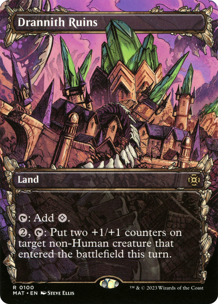 Drannith Ruins (MAT-100) - March of the Machine: The Aftermath: (Showcase) (Borderless)