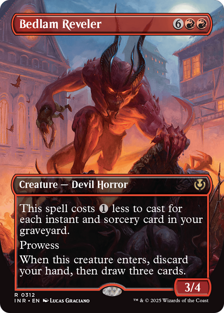 Bedlam Reveler (Borderless) (-312) - Innistrad Remastered Foil