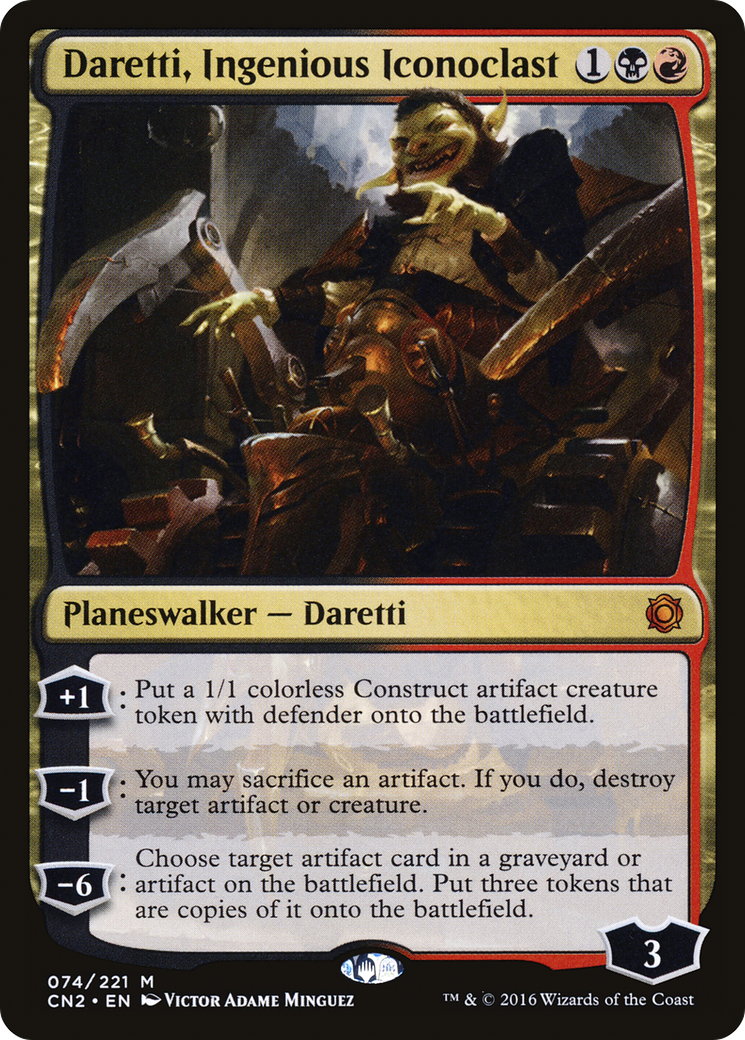Daretti, Ingenious Iconoclast (CN2-074) - Conspiracy: Take the Crown Foil