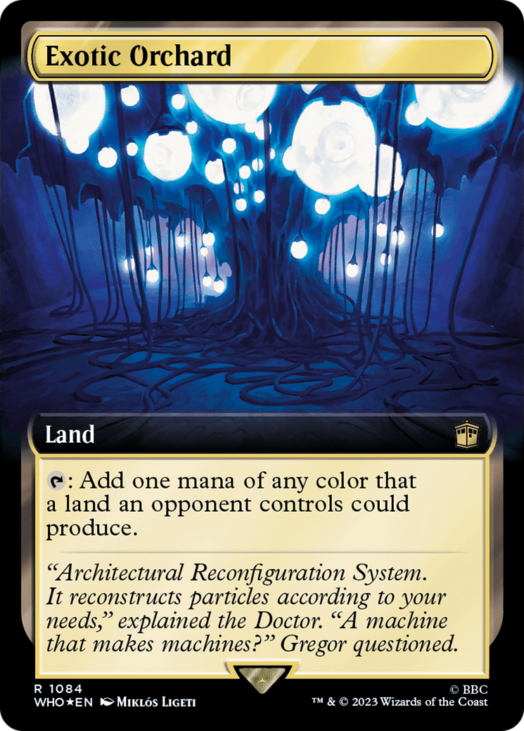 Exotic Orchard (WHO-1084) - Doctor Who: (Extended Art) Foil