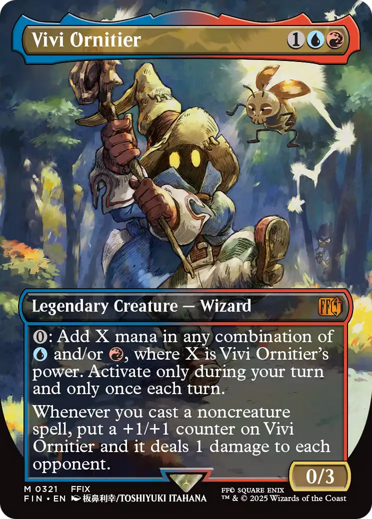 Vivi Ornitier (Borderless) (FIN-321) - FINAL FANTASY Foil