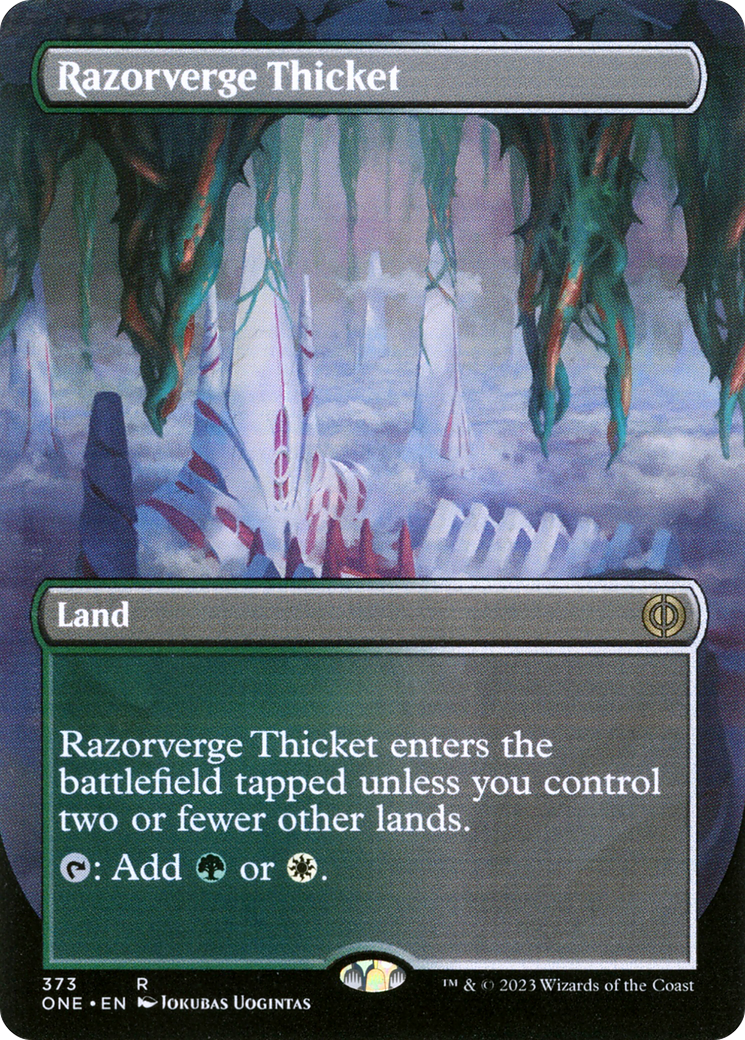 Razorverge Thicket Borderless foil