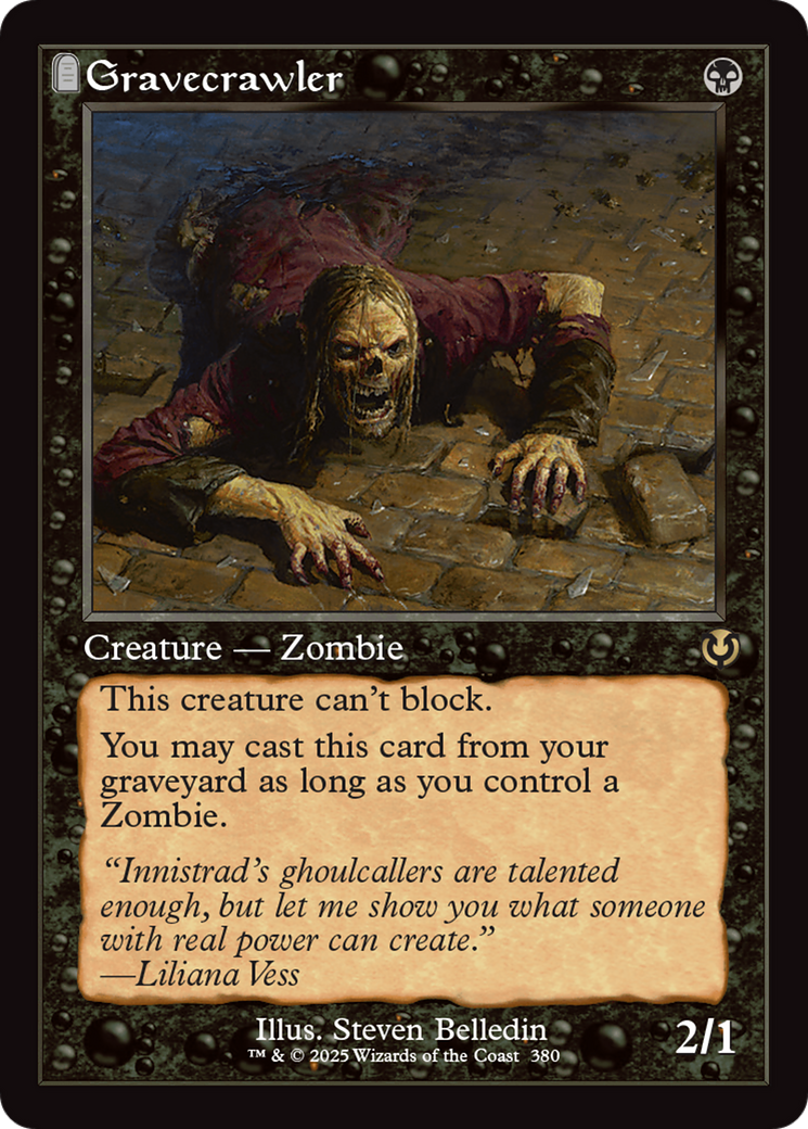 Gravecrawler (Retro Frame) (-380) - Innistrad Remastered