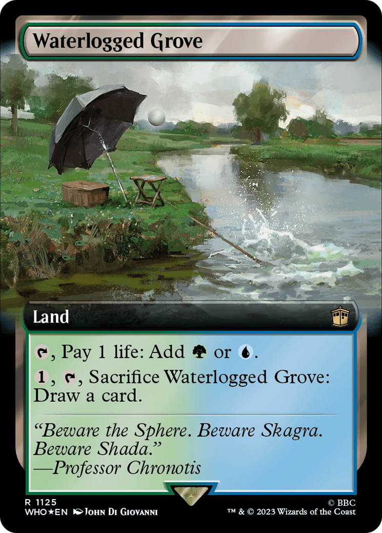 Waterlogged Grove (WHO-1125) - Doctor Who: (Extended Art) Foil