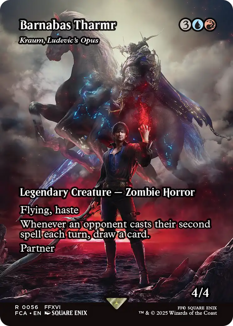 Kraum, Ludevic's Opus (FCA-056) - FINAL FANTASY: Through the Ages / Barnabas Tharmr (Borderless) Foil