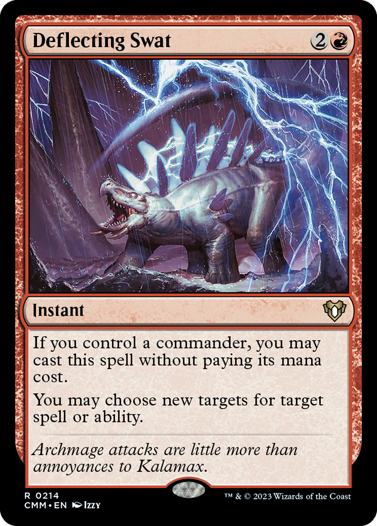 Deflecting Swat (CMM-214) - Commander Masters Foil