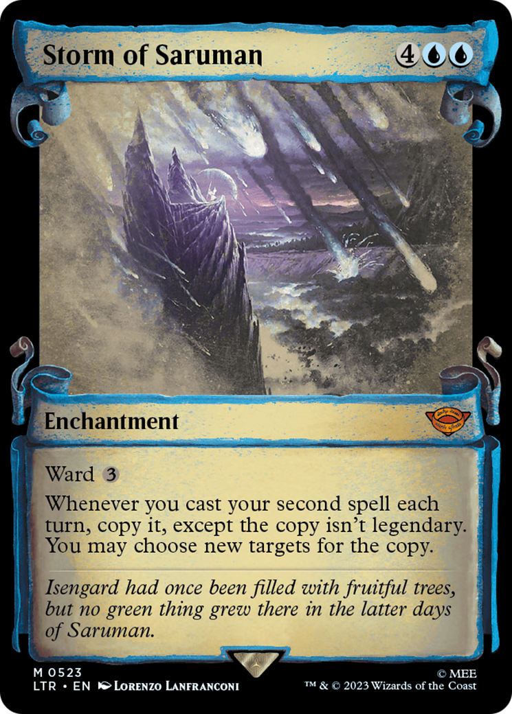 Storm of Saruman Foil Showcase Scrolls