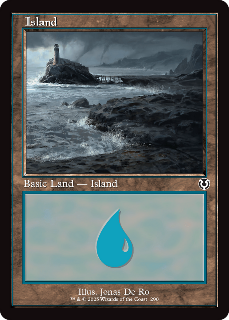 Island (290) (Retro Frame) (-290) - Innistrad Remastered Foil