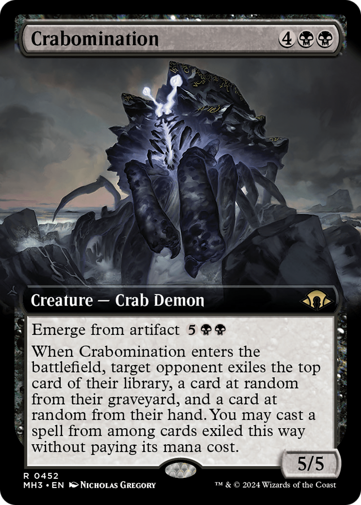 Crabomination (MH3-452) - Modern Horizons 3: (Extended Art) Foil