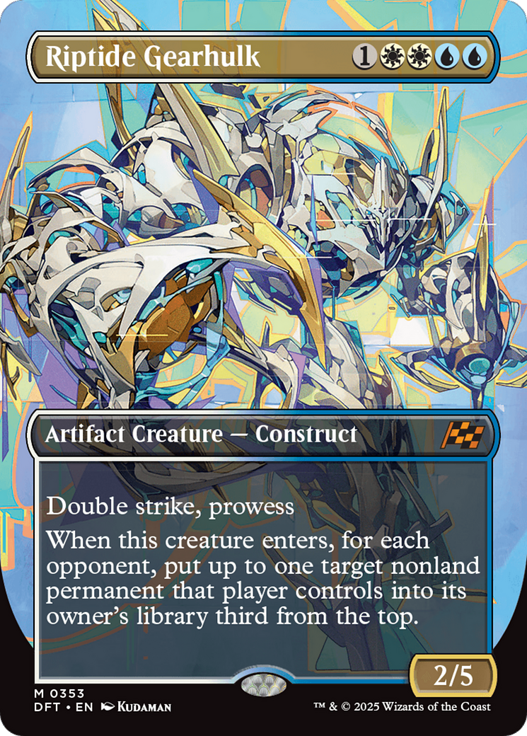 Riptide Gearhulk (Borderless) (DFT-353) - Aetherdrift Foil